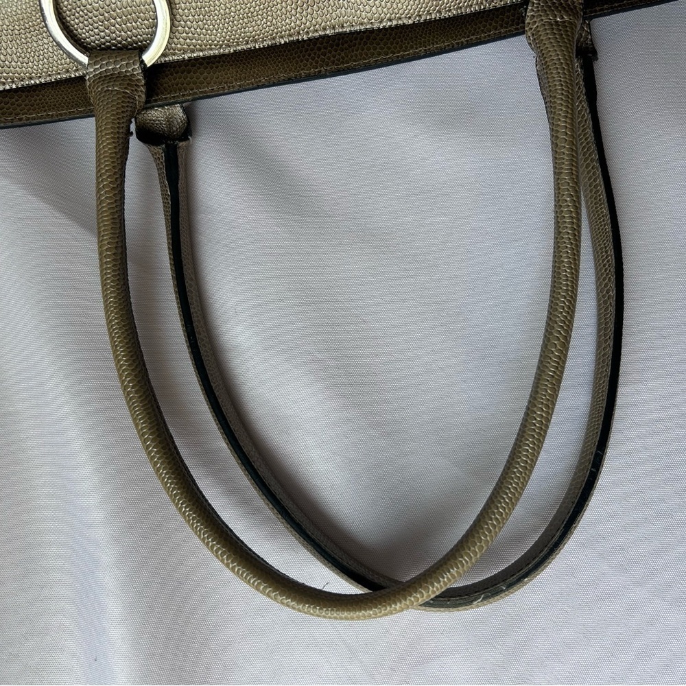 Guess vintage Y2K Brown and White, Tweed Handbag - Picture 5 of 9